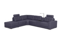 COWPER FABRIC - Corner Lounge with LHF Chaise COWPER FABRIC