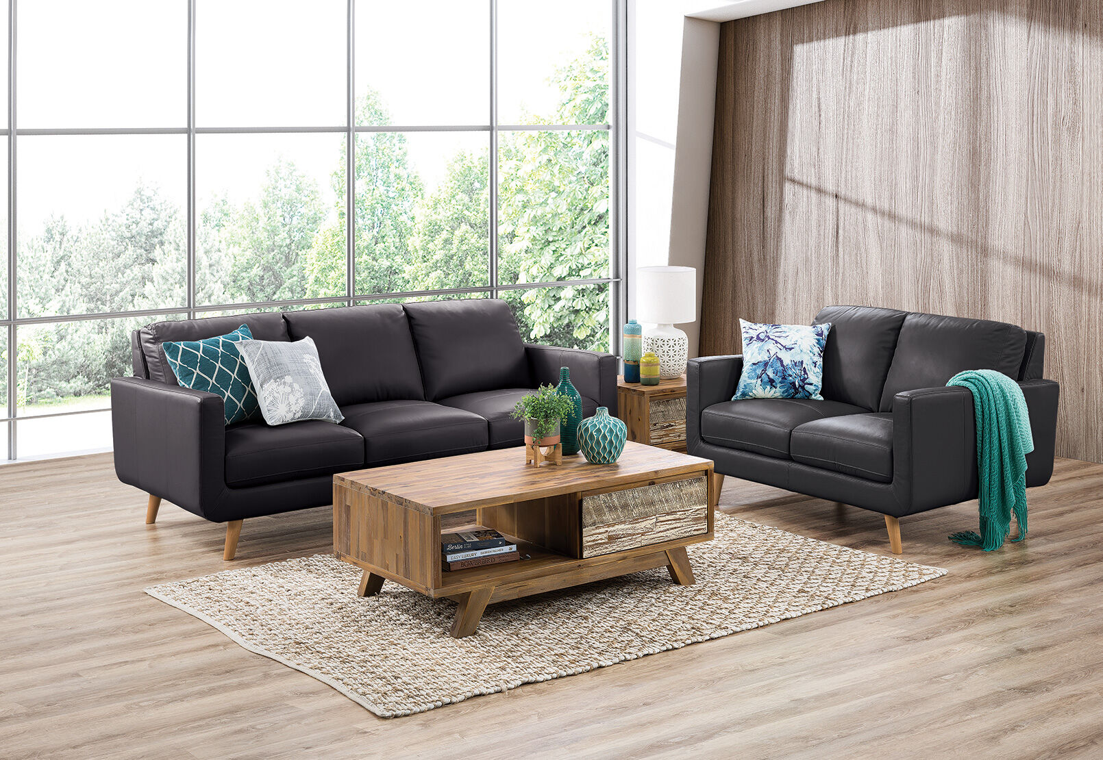 2 seater hotsell leather lounge suites