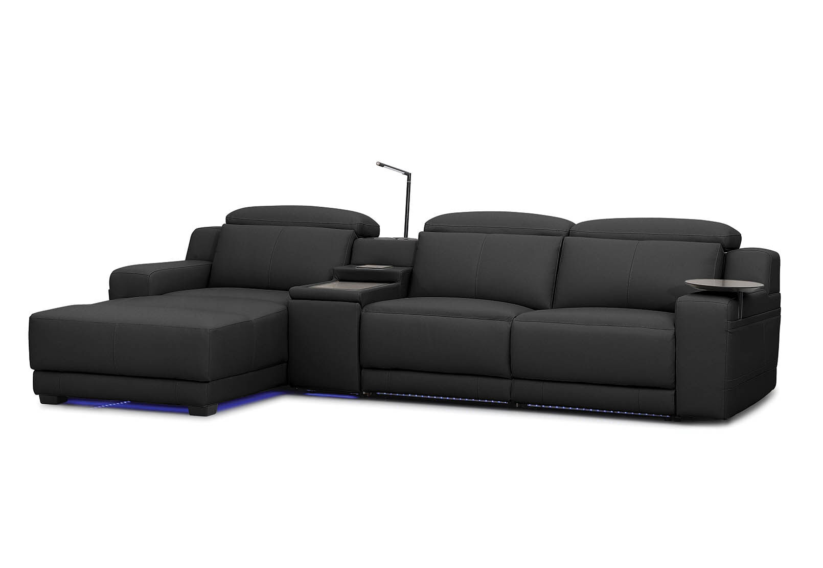 CASSIUS MK2 LEATHER - 3 Seater LHF Chaise CASSIUS MK2 LEATHER