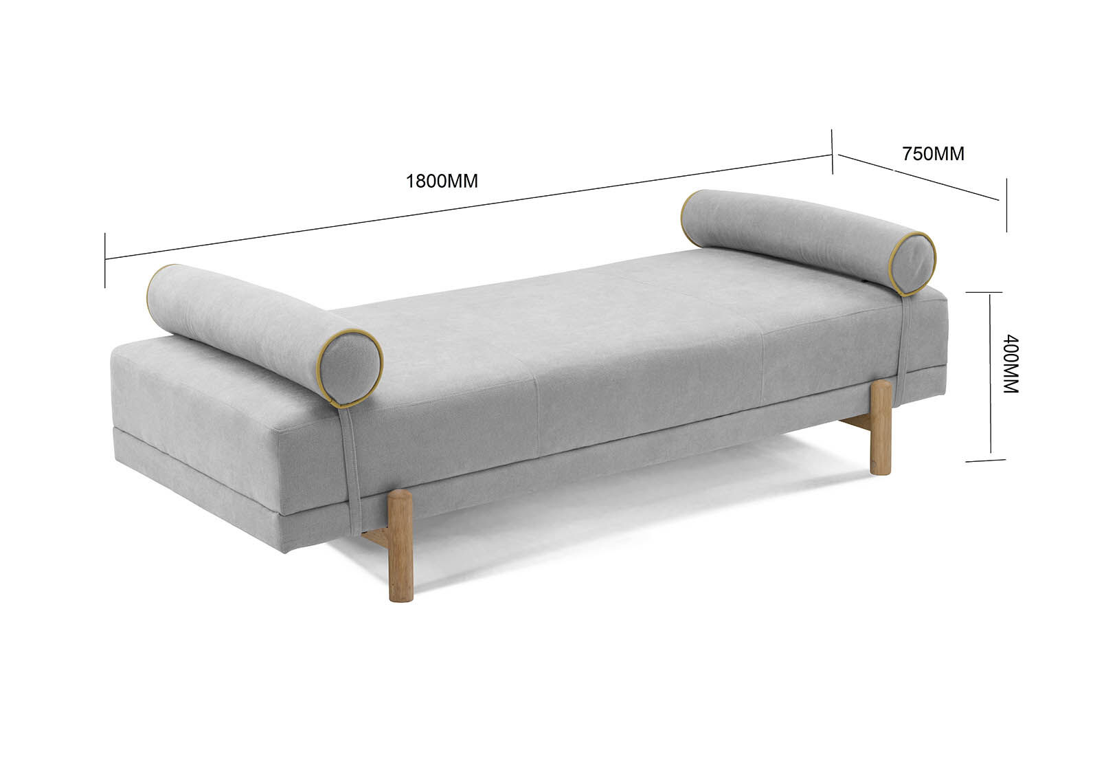 IVY - Grey Day Bed IVY
