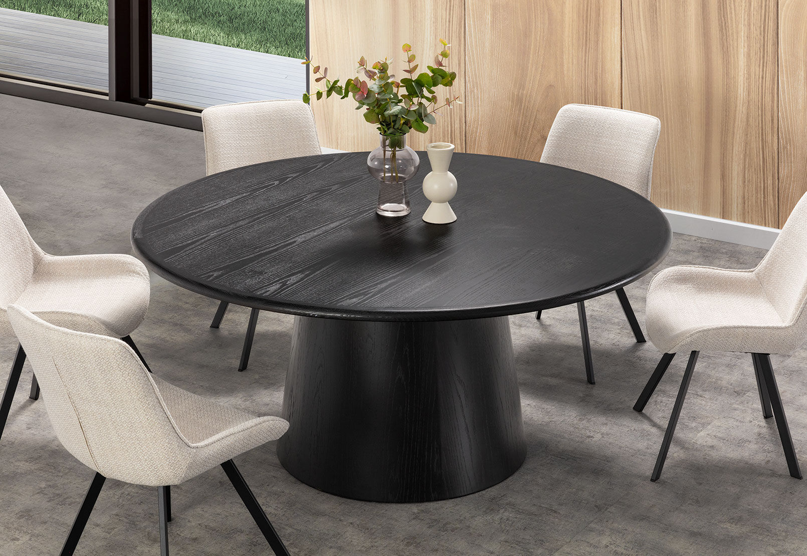 THANOS - 7 Piece Dining Suite with Vesta Chairs THANOS