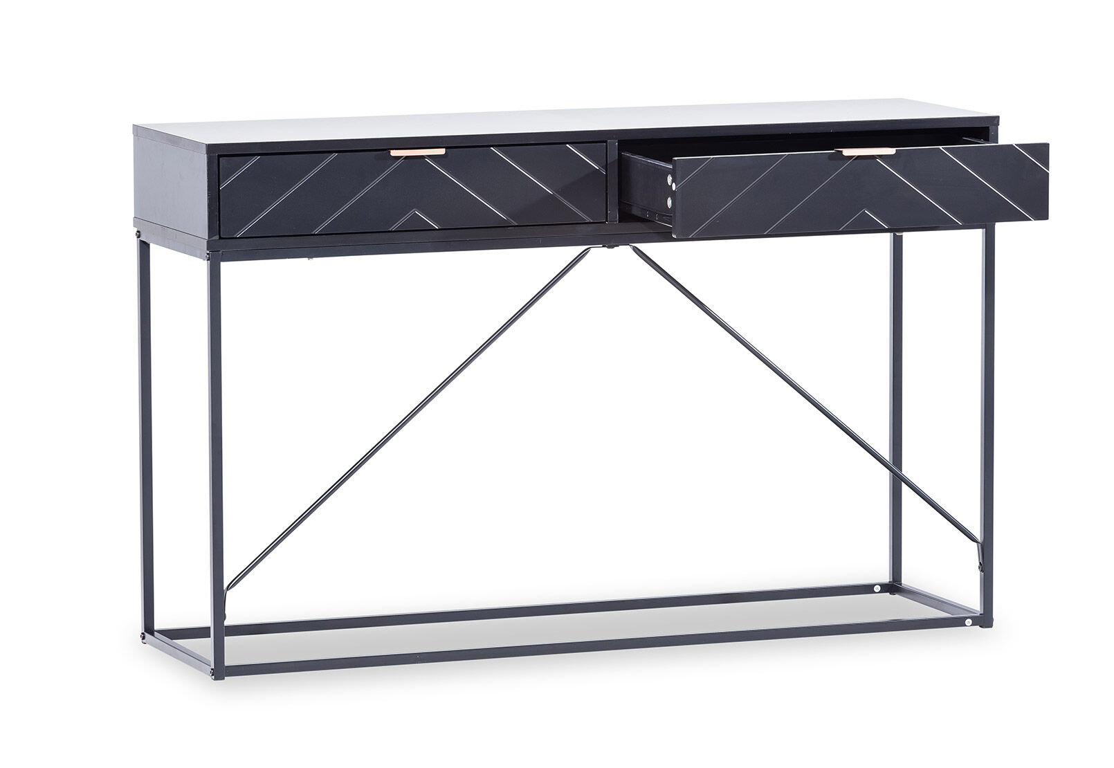 HARDING - Black Sofa Table HARDING