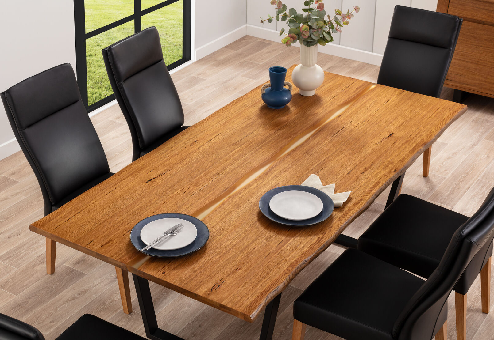 AMMAN - 7 Piece Suite with Asheville Dining Chairs AMMAN