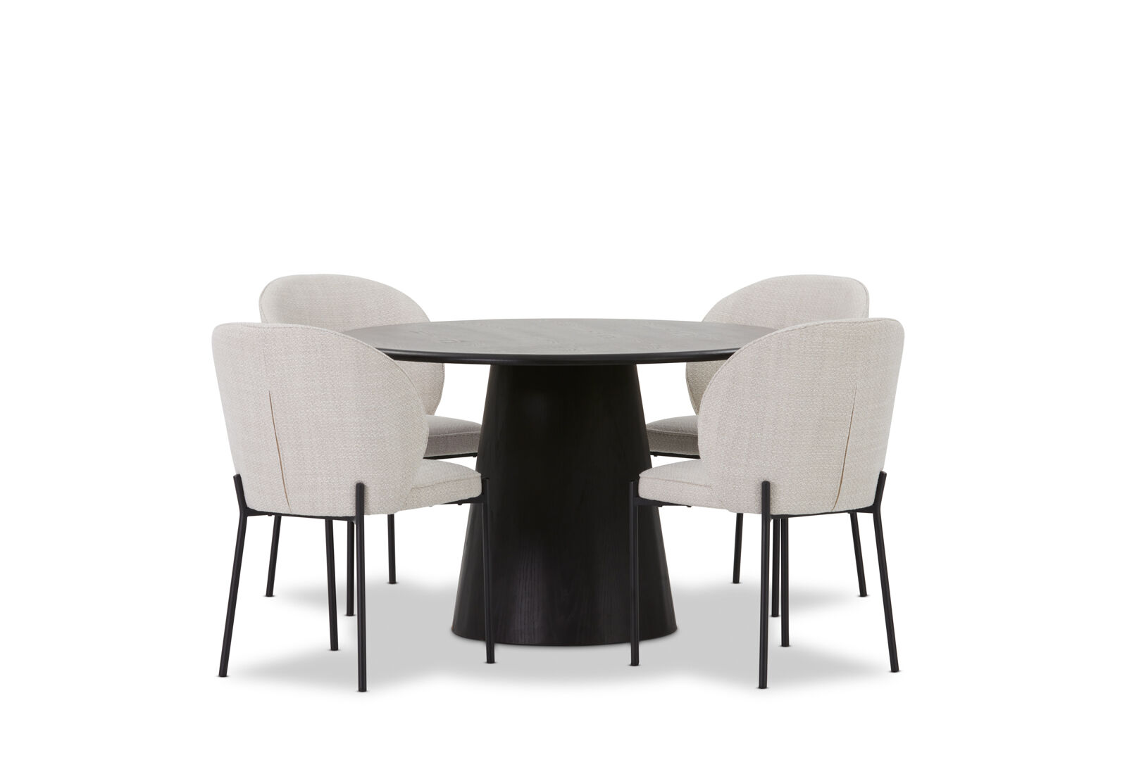 THANOS - 5 Piece Dining Suite with Fidel Chairs THANOS