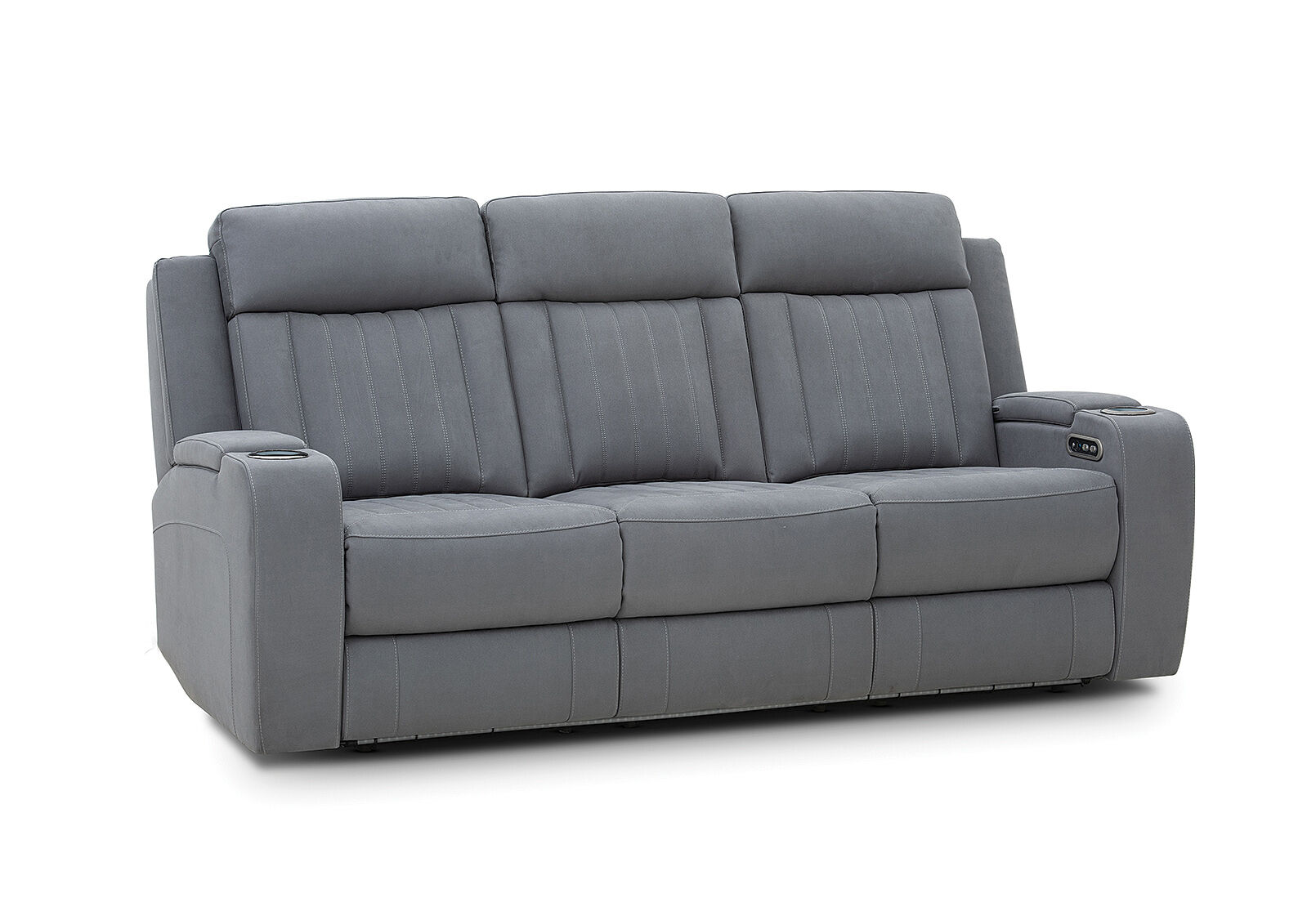 HERCULES - Fabric 3 Seater with Inbuilt Electric Recliners HERCULES