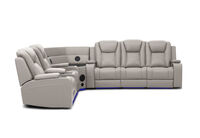 SENTINAL MK2 LEATHER - 5 Piece Corner with LHF Console SENTINAL MK2 LEATHER