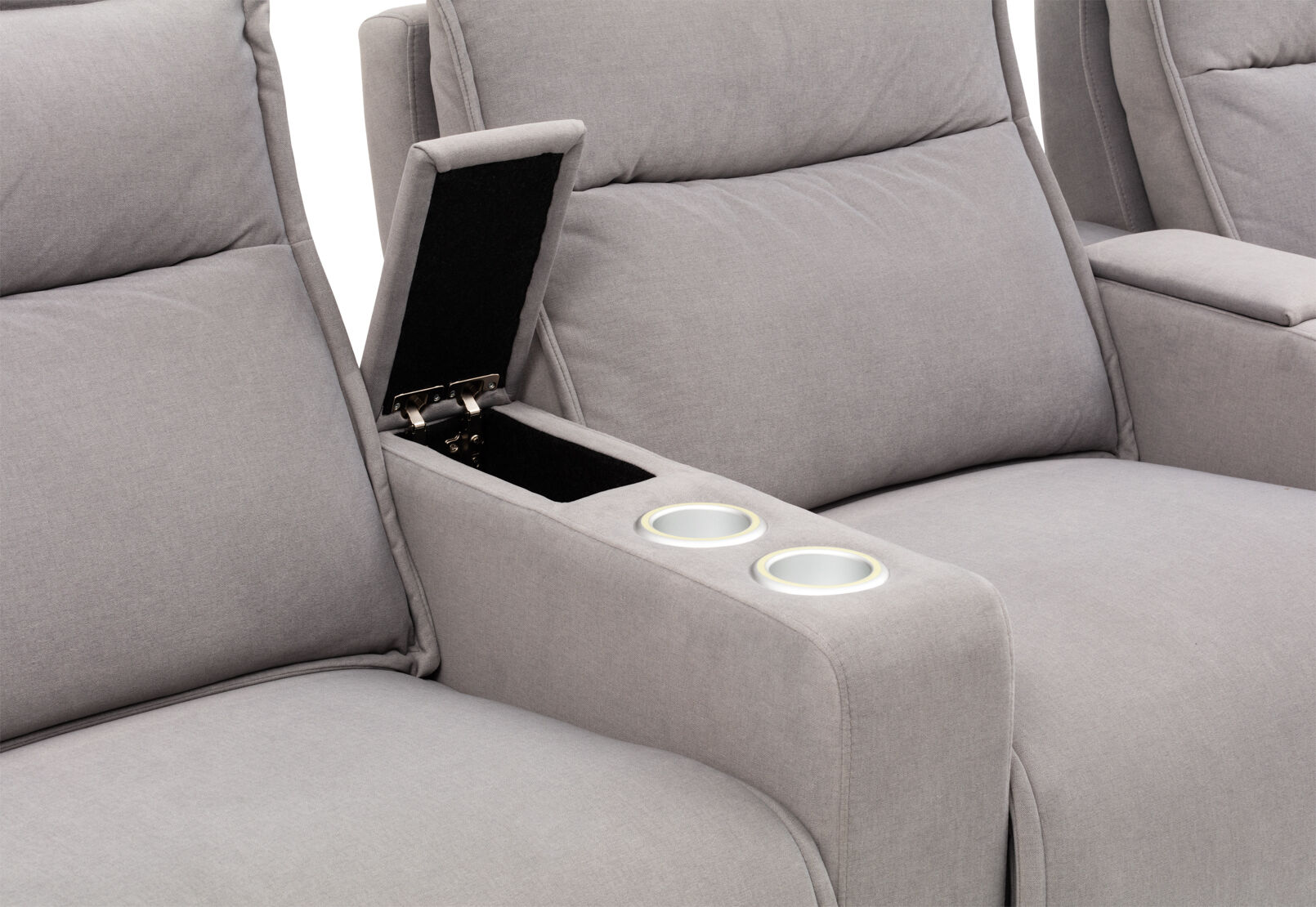 ALCINA FABRIC - 3 Seater Theatre Suite ALCINA FABRIC