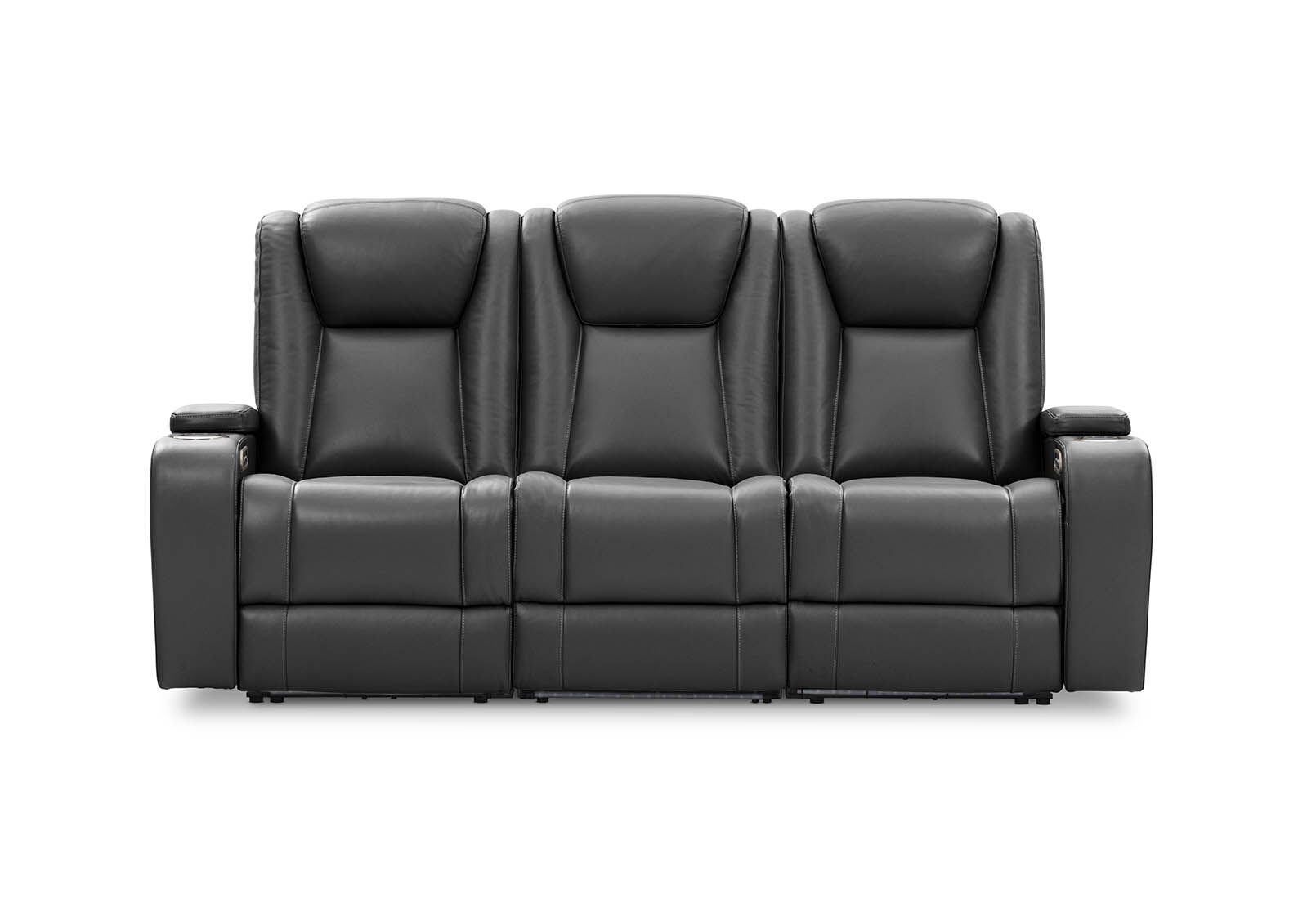SENTINAL MK2 LEATHER - 3 Seater with 2 Electric Recliners SENTINAL MK2 LEATHER