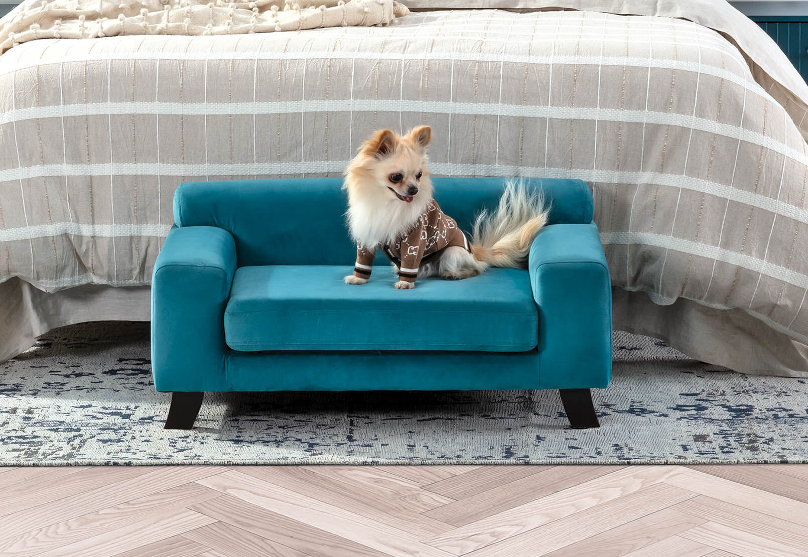 Pet bed ottoman clearance