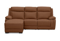 SAN MARCO - Leather 3 Seater Left-Hand Facing Chaise SAN MARCO