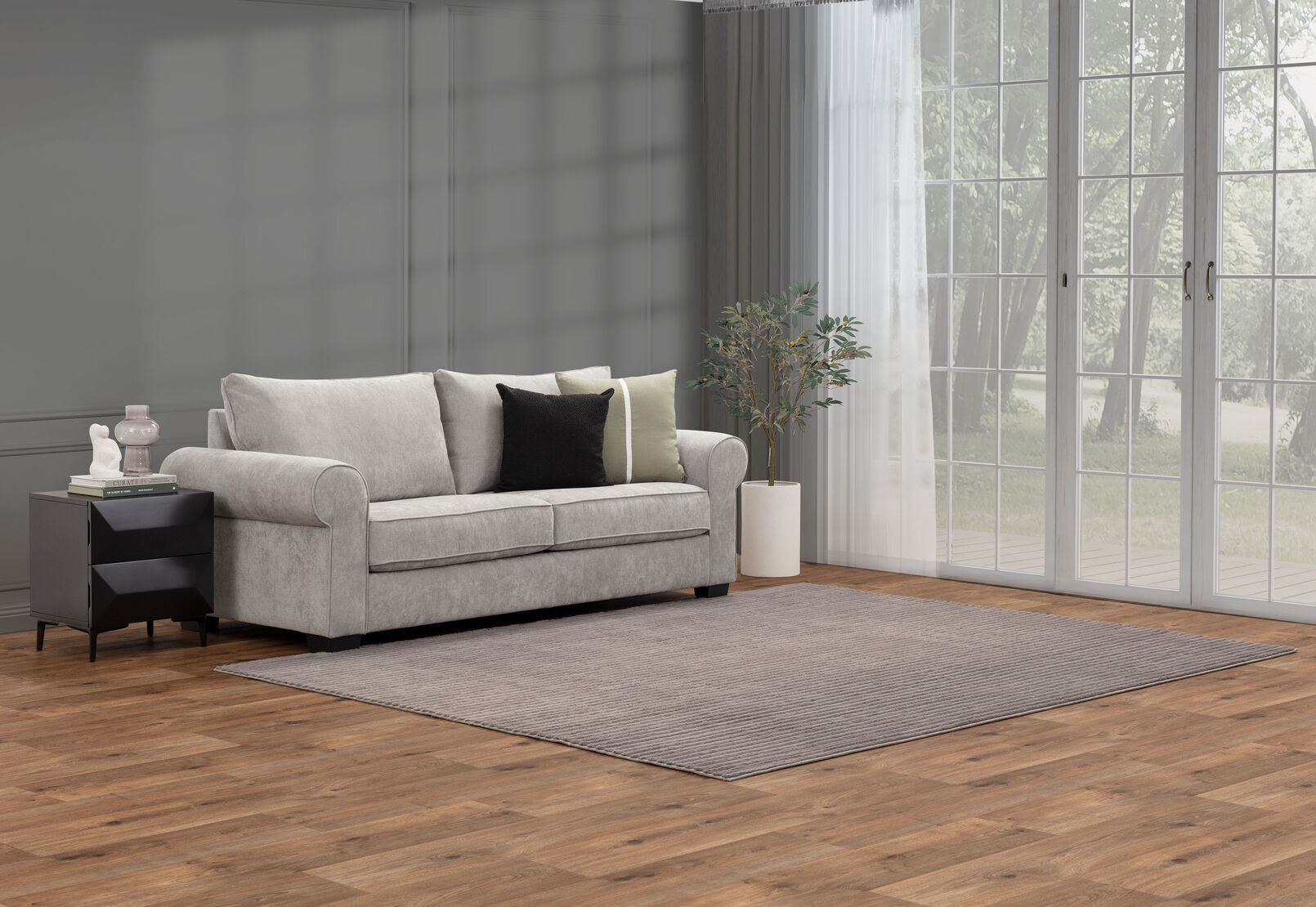 ALLI FABRIC - 3.5 Seater Sofa Bed ALLI FABRIC