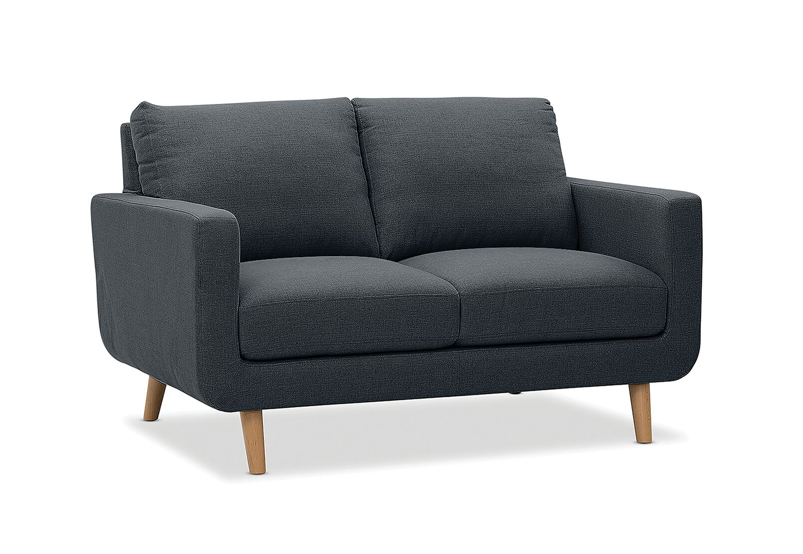 DARK GREY PHOEBE Fabric 2 Seater Sofa