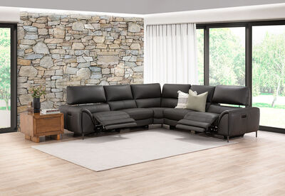 DOMINICO LEATHER - Corner Lounge
