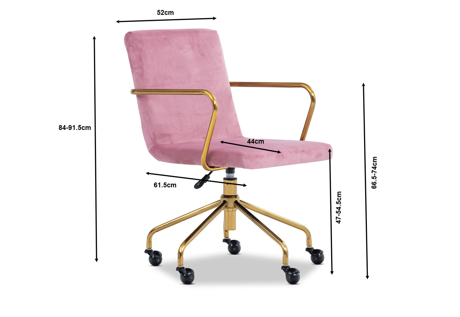 PINK POTOMAC Pink Office Chair