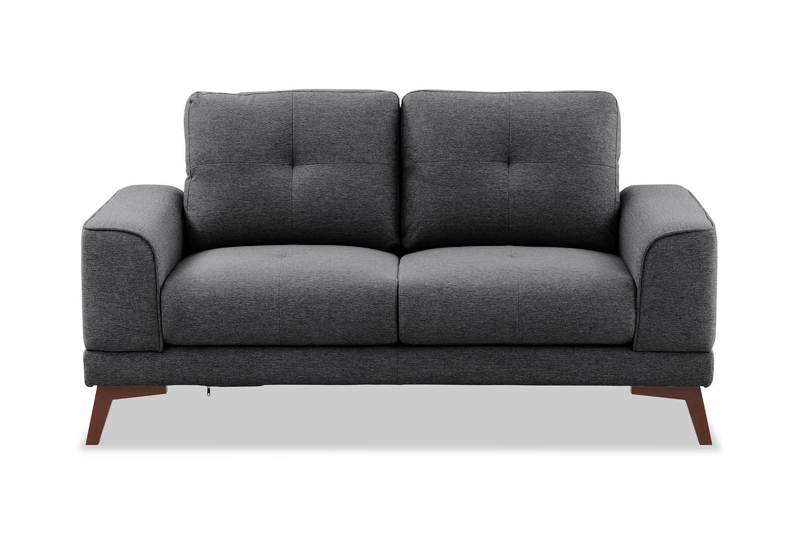 DARK GREY CHLOE Fabric 2 Seater Sofa