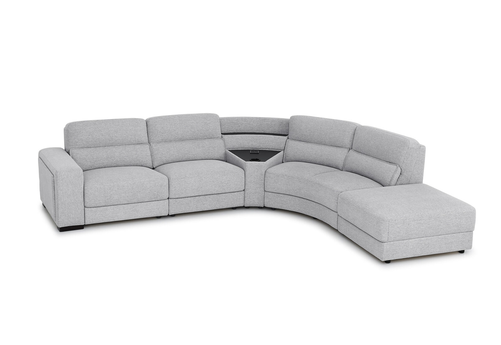 ELISEO FABRIC - 4 Seater Corner RHF Chaise with Console ELISEO FABRIC