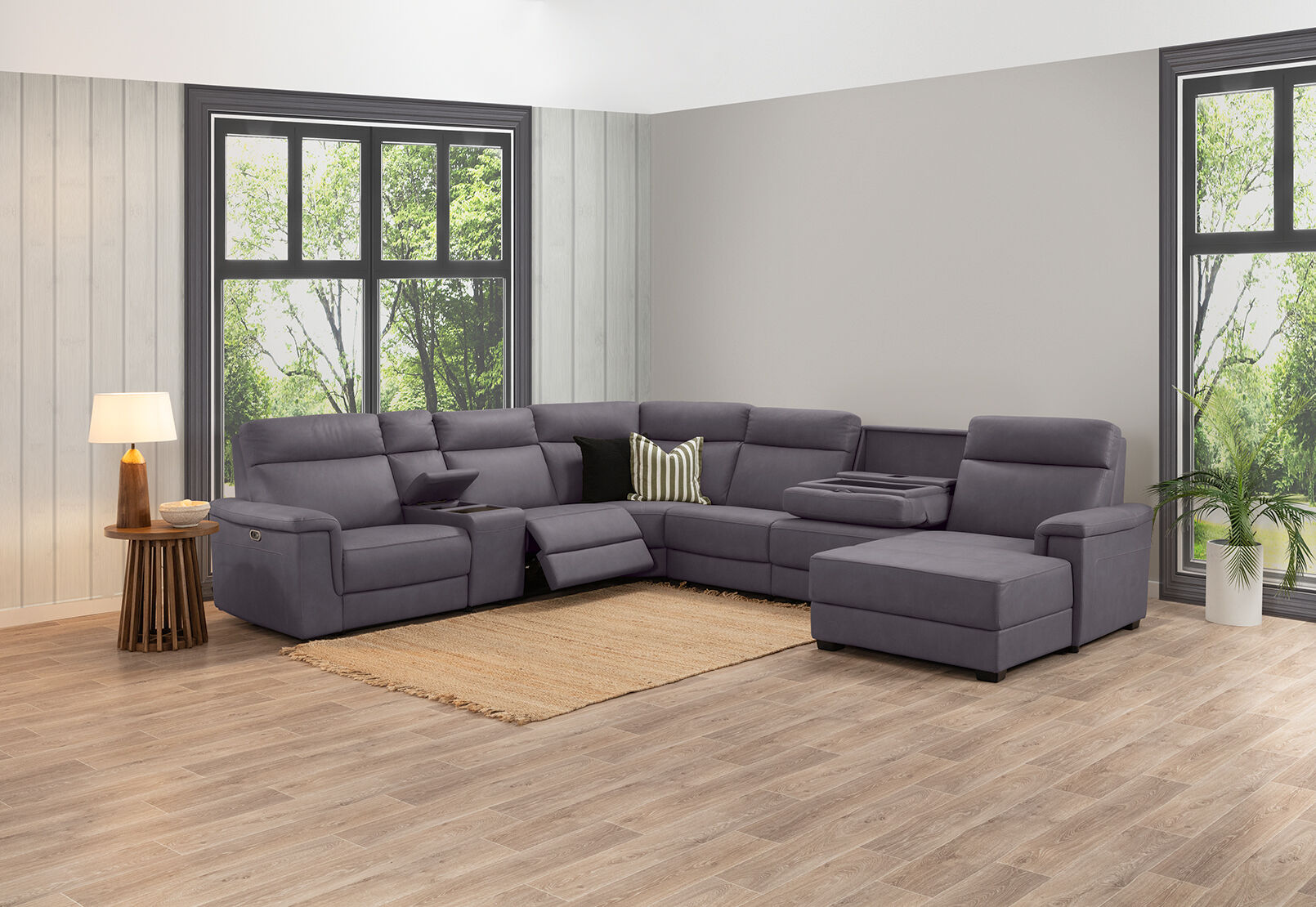SERGIO FABRIC - 6 Seater RHF Corner SERGIO FABRIC