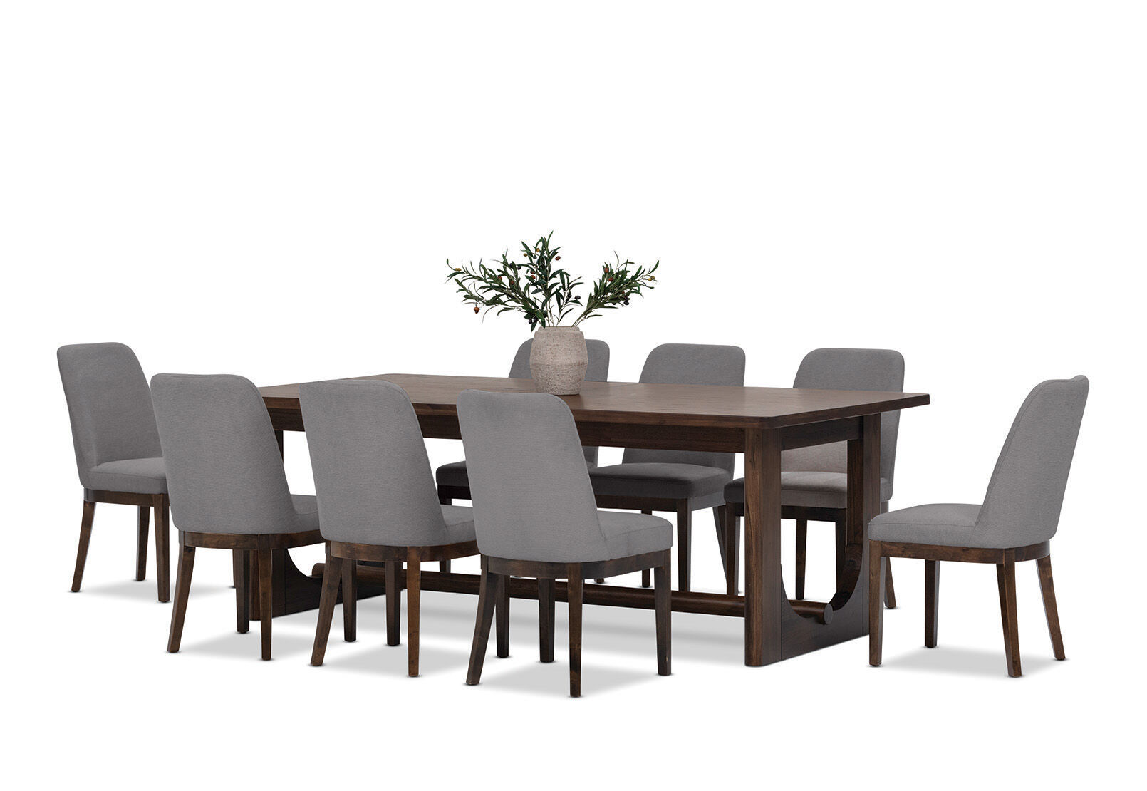 NICCOLO - 9 Piece Extension Dining Suite with Santino Dining Chairs NICCOLO