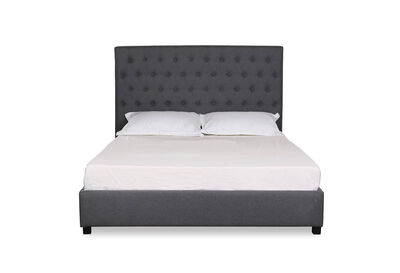 FABIAN - Grey Queen Bed