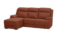 SAN MARCO - Leather 3 Seater Left-Hand Facing Chaise SAN MARCO
