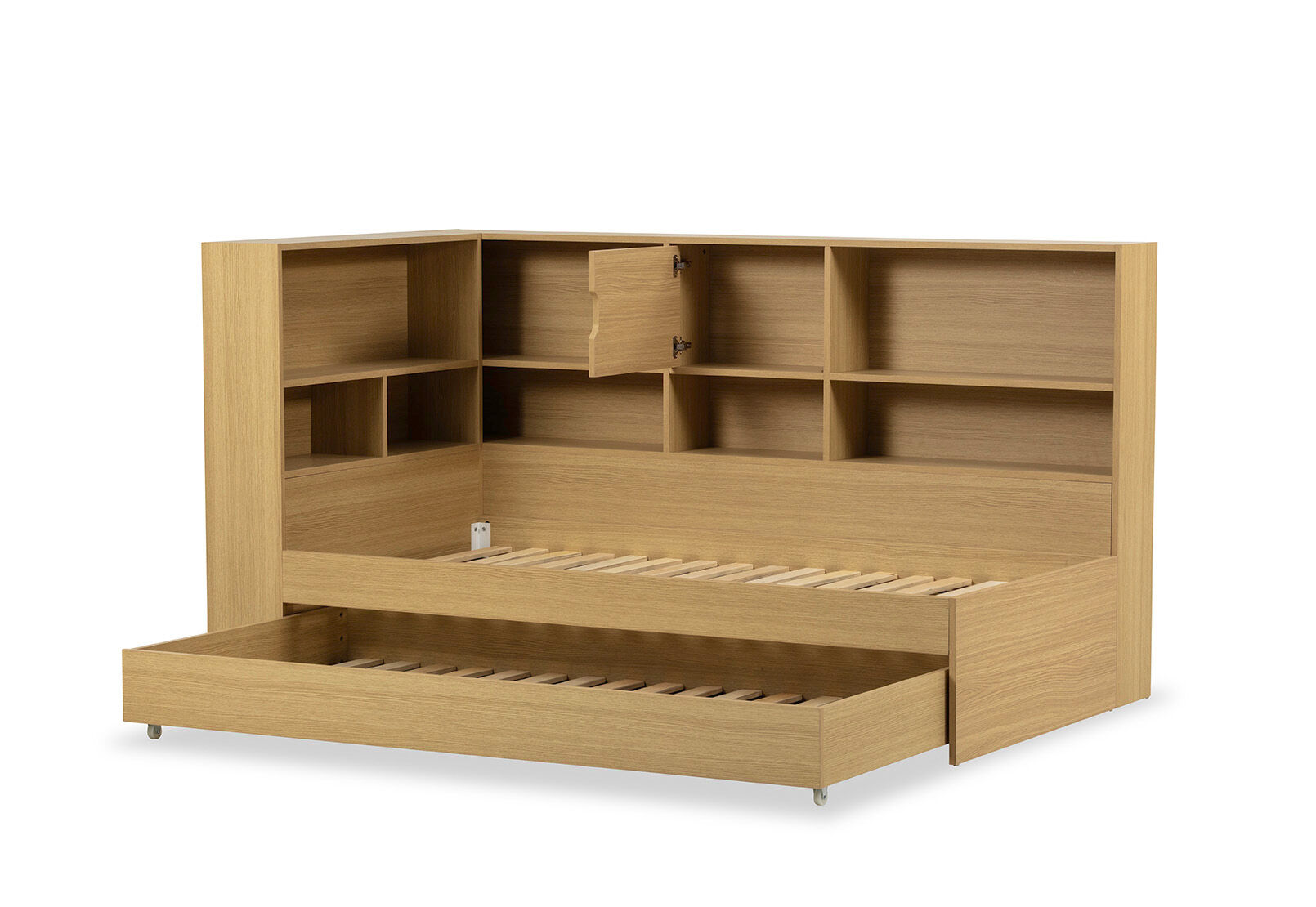 ZAYDEN - Single Bed with Trundle ZAYDEN