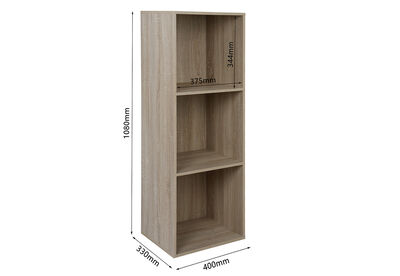 HUFF - 3 Cube Bookshelf