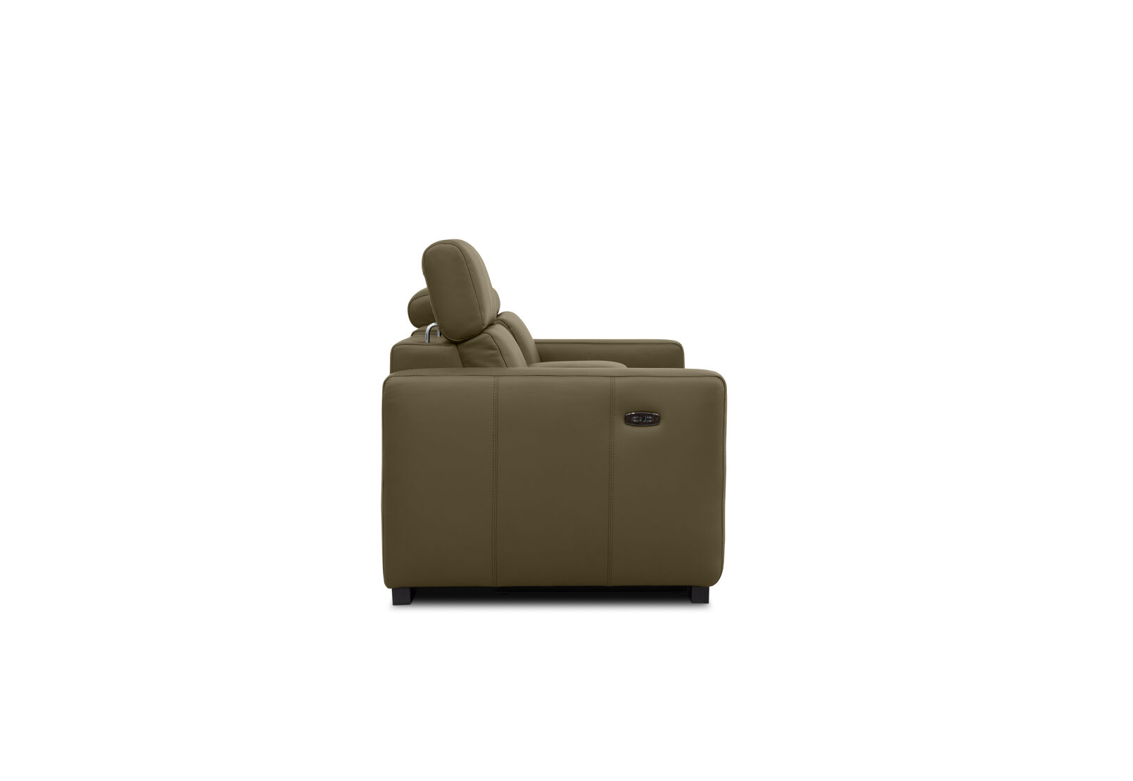 DAMIAN LEATHER - 2 Seater Sofa with 2 inbuilt Electric Recliners DAMIAN LEATHER