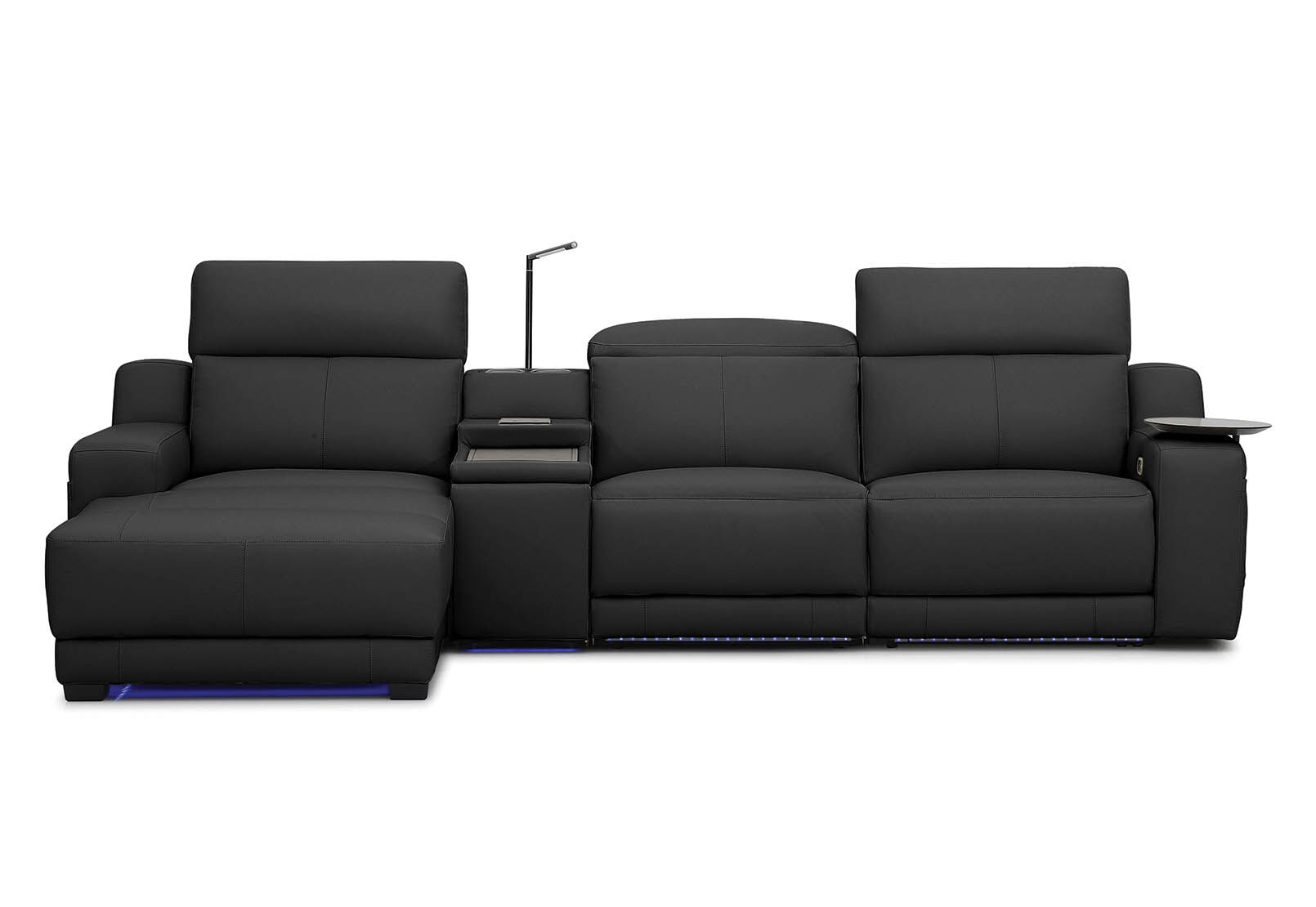 CASSIUS MK2 LEATHER - 3 Seater LHF Chaise CASSIUS MK2 LEATHER