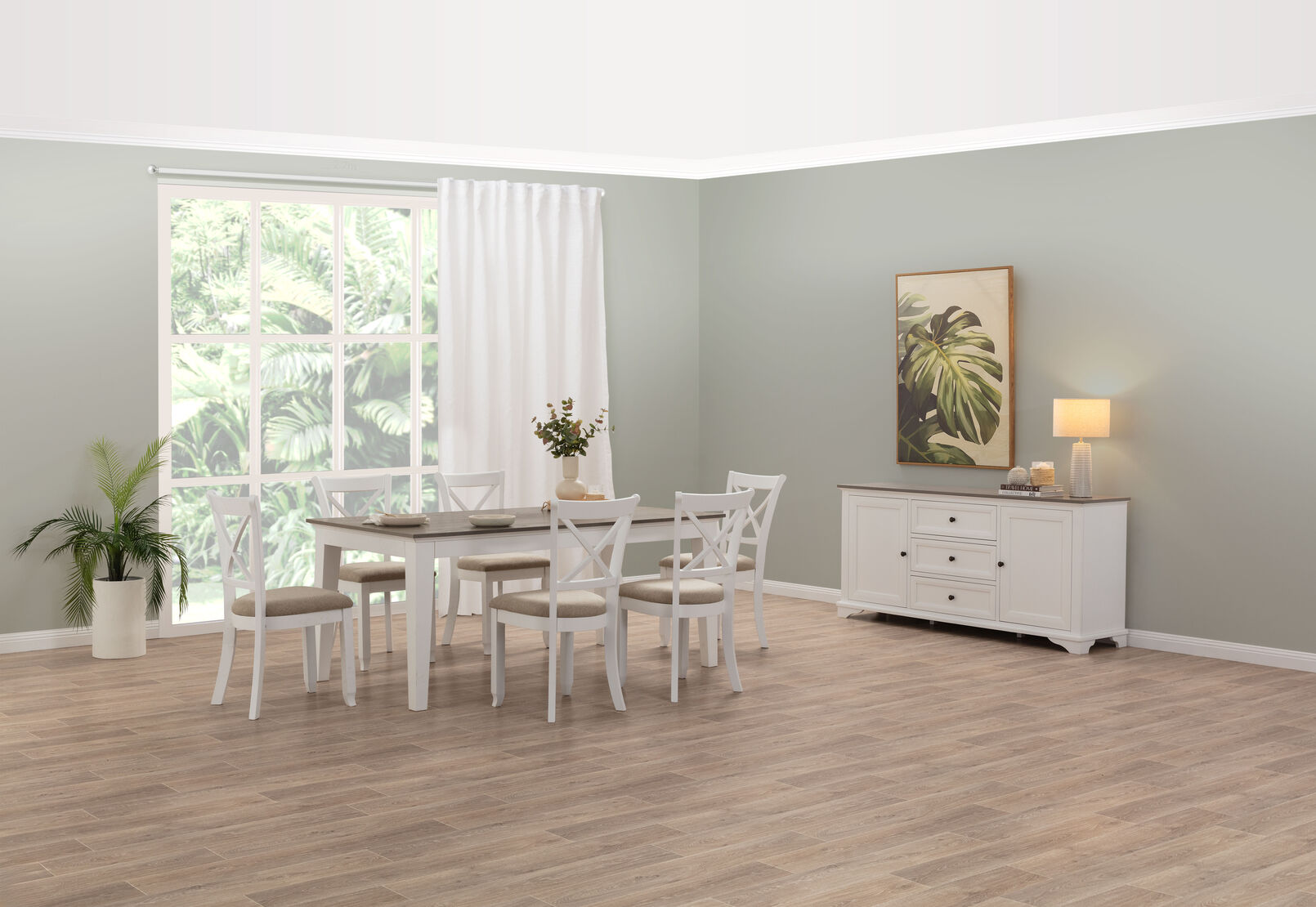 MARSEILLE - 7 Piece Dining Suite with Malu Dining Chairs MARSEILLE