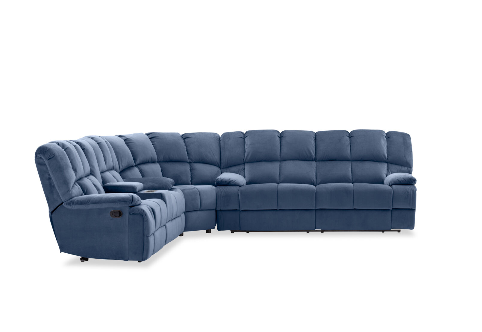 LEBRON FABRIC - Corner with Recliners LEBRON FABRIC