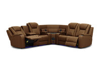 SENTINAL MK2 LEATHER - 4 Piece Corner with LHF Console SENTINAL MK2 LEATHER