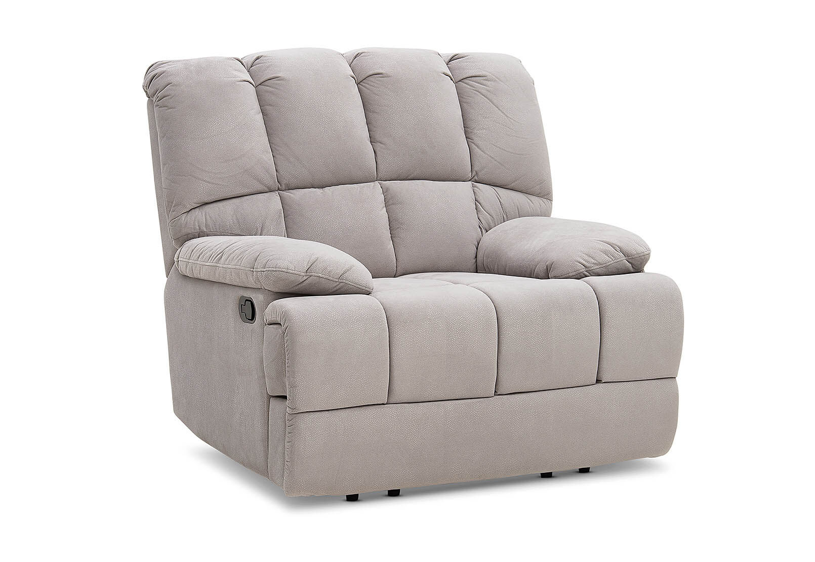 LIGHT GREY GLADIATOR Fabric Recliner