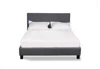 KIRAN - Grey Queen Bed KIRAN