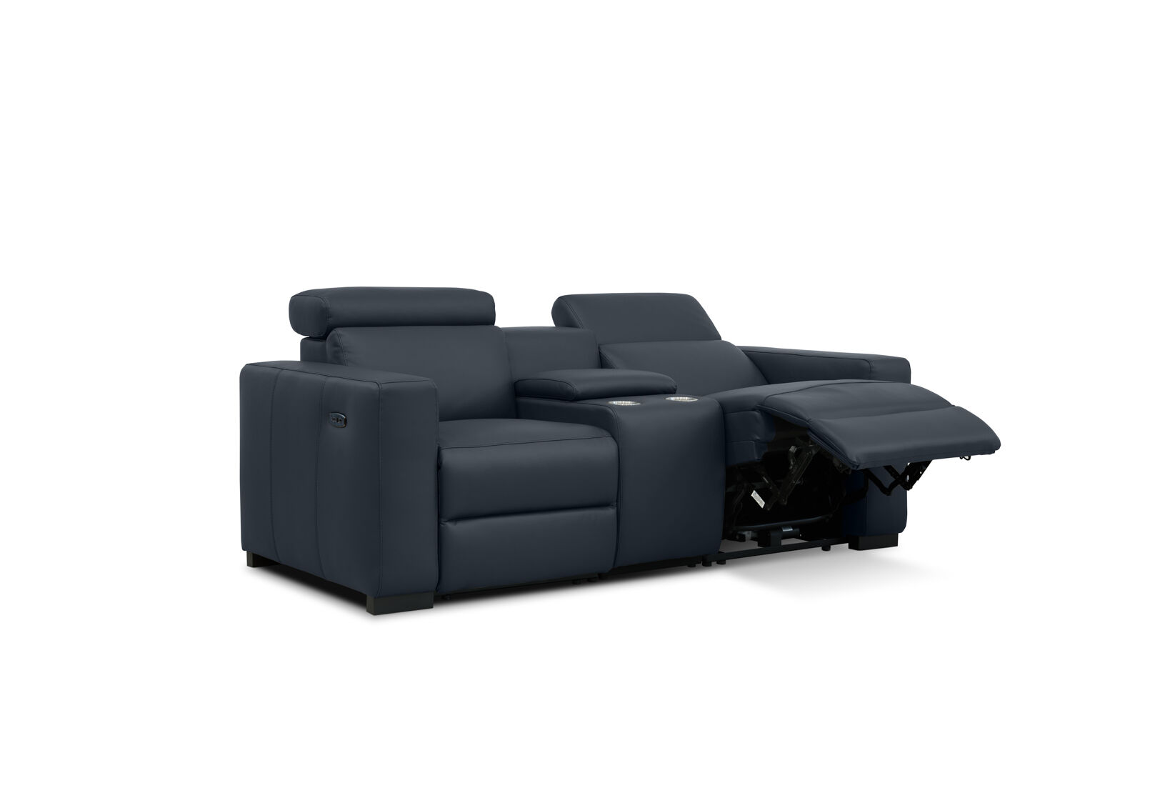 DAMIAN LEATHER - 2 Seater Sofa with inbuilt Electric Recliners DAMIAN LEATHER