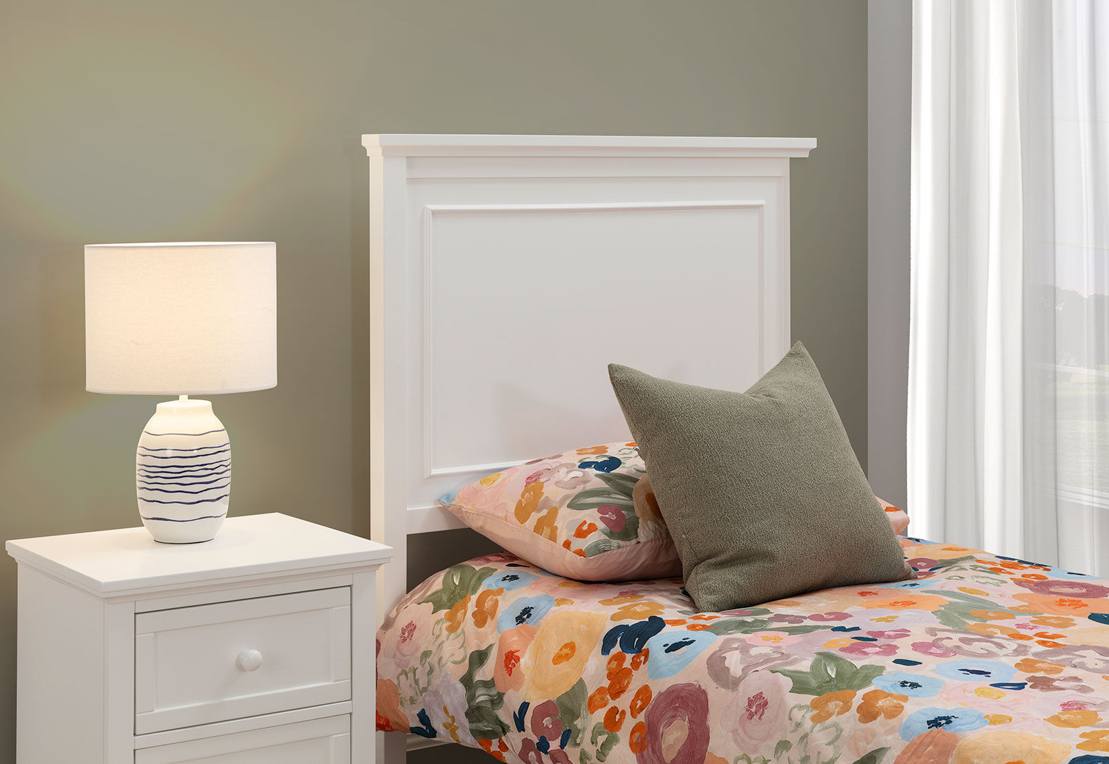 IZADORA - 3 Piece Single Tall Chest Bedroom Suite. IZADORA
