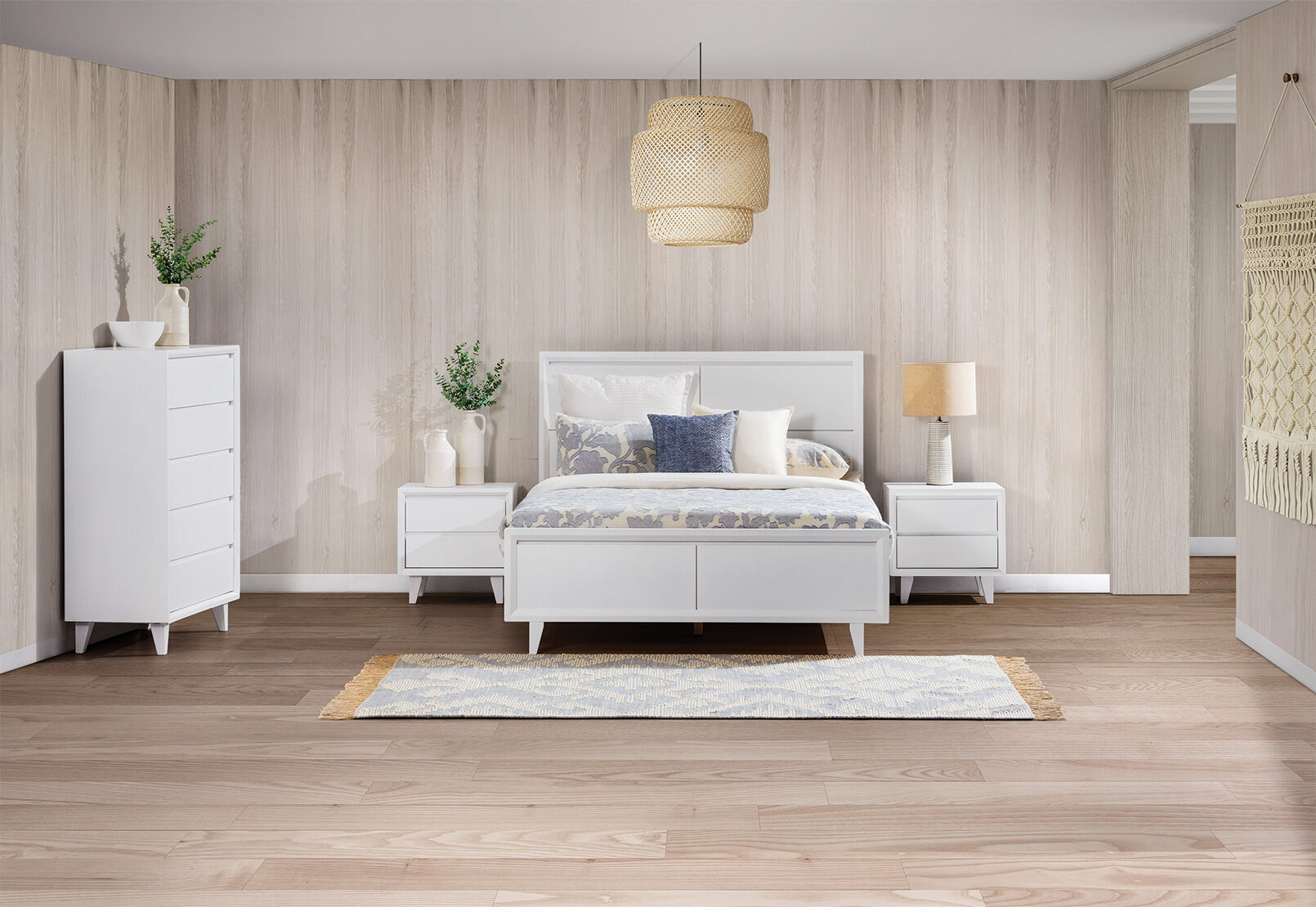 Amart outlet white bed