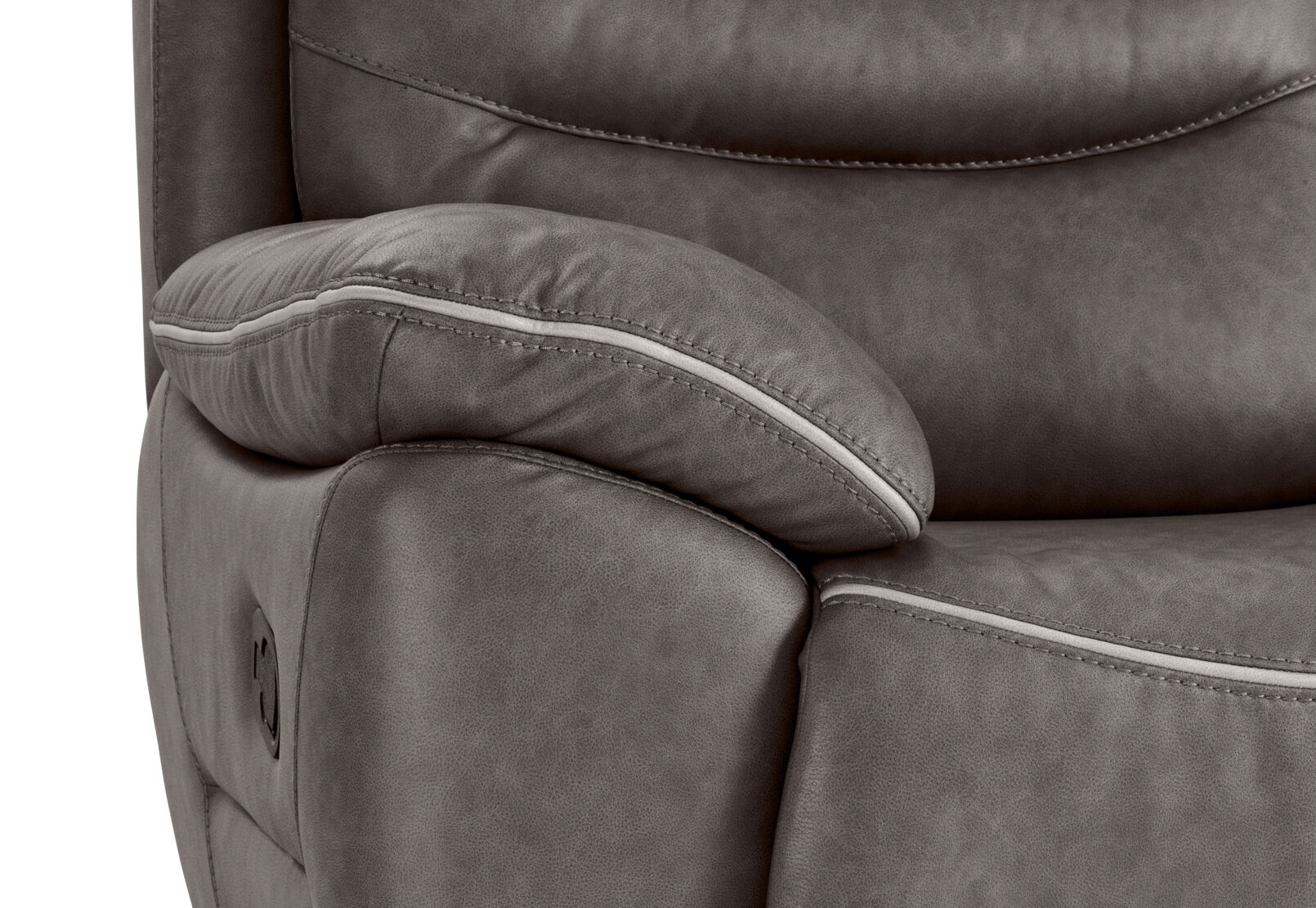 FEDERER FABRIC - 3 Seater with inbuilt Recliners FEDERER FABRIC