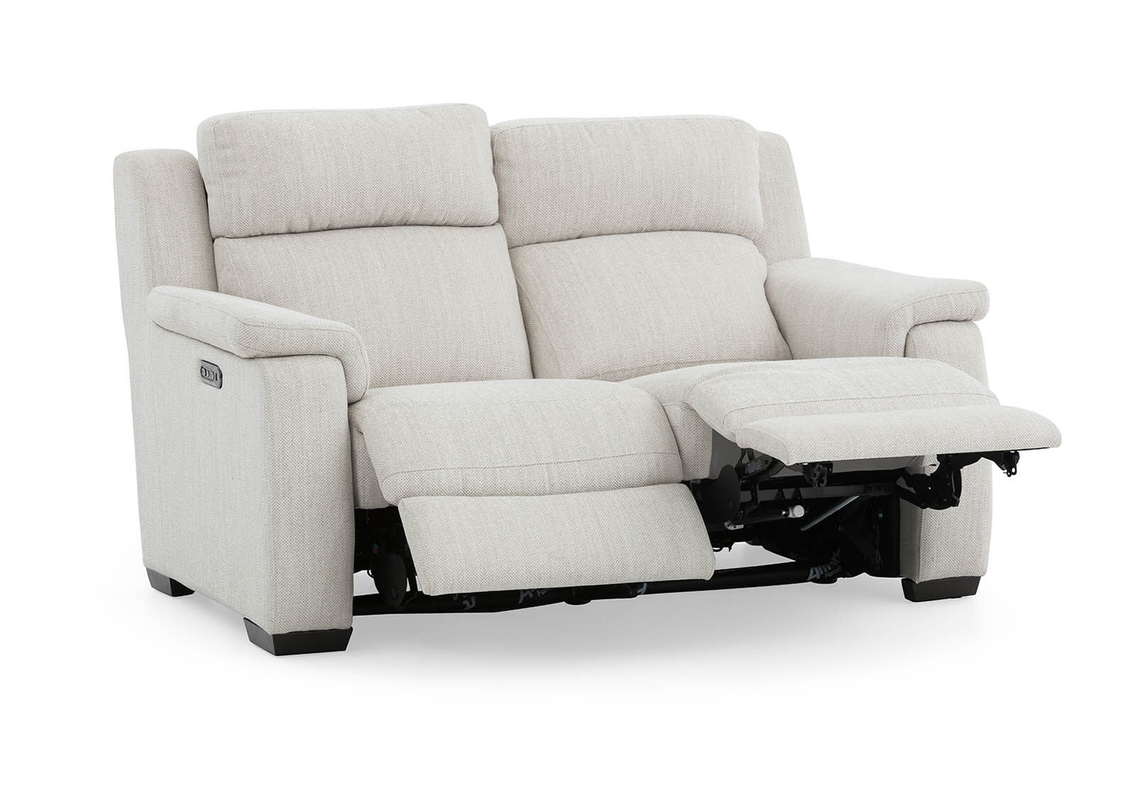 CAPELLO - Fabric 2 Seater Sofa with 2 Inbuilt Electric Recliners CAPELLO