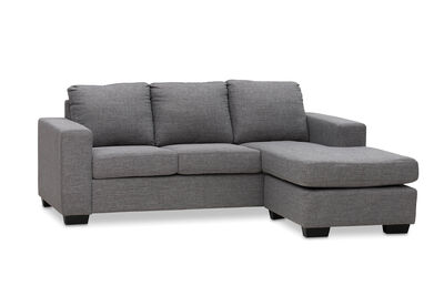 BONZA - Fabric 3 Seater Sofa with Chaise