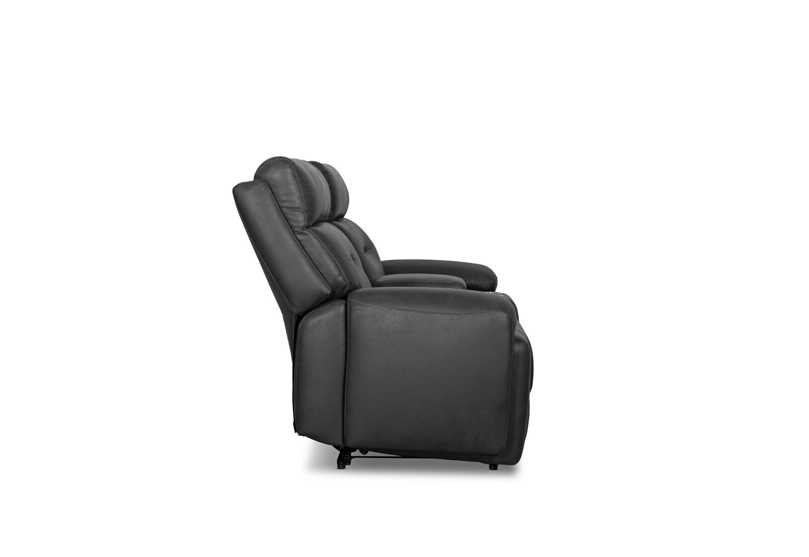 HOLLYWOOD FABRIC - Media 2 Seater with Electric Recliners & Console HOLLYWOOD FABRIC