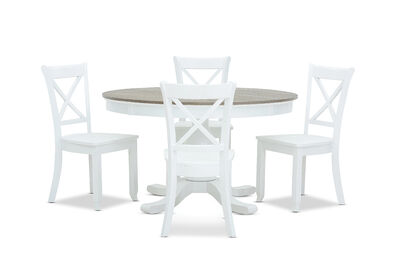 MARSEILLE - 5 Piece Dining Suite with Clouds Dining Chairs