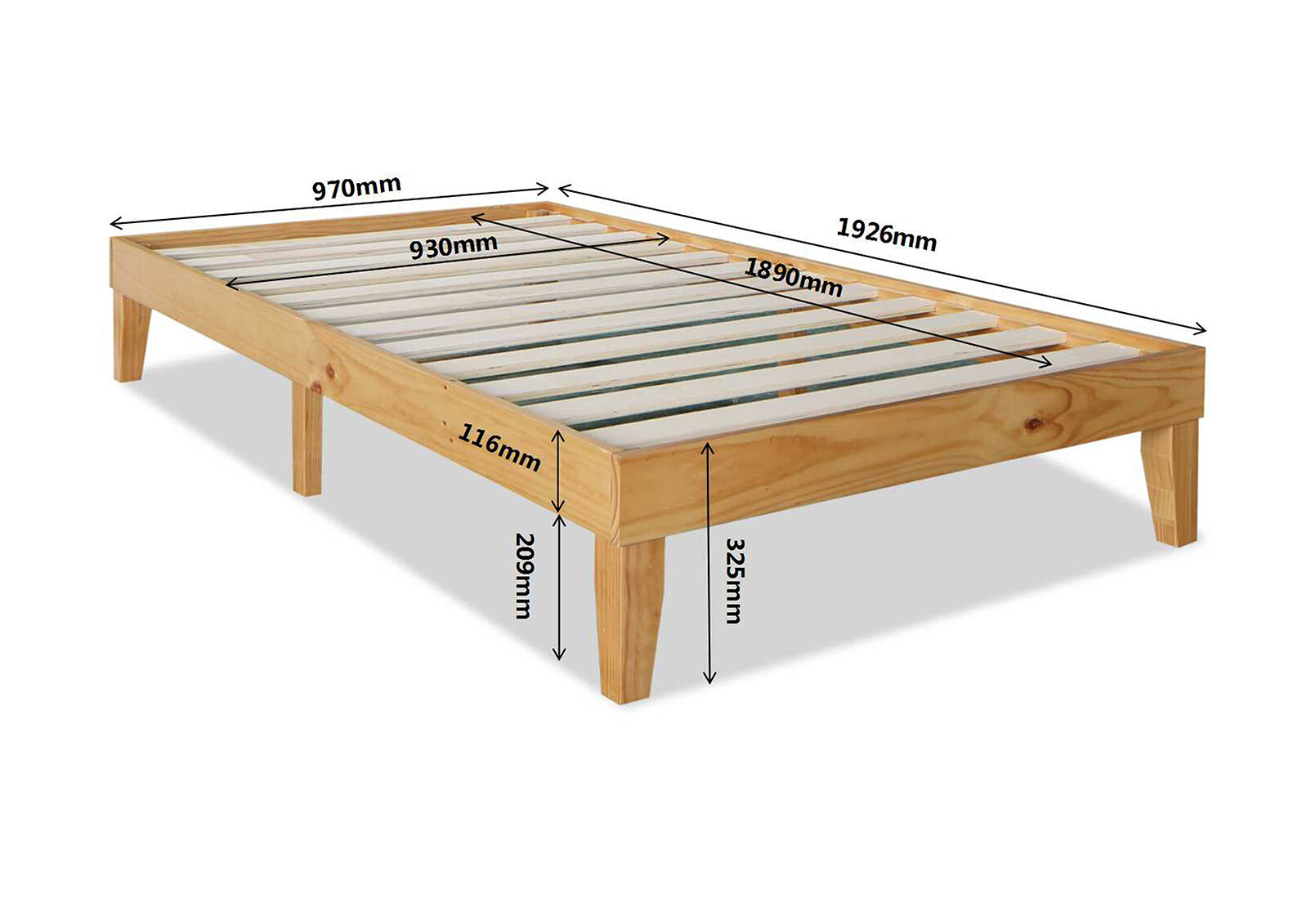 MARQUEZ - Single Bed Base MARQUEZ