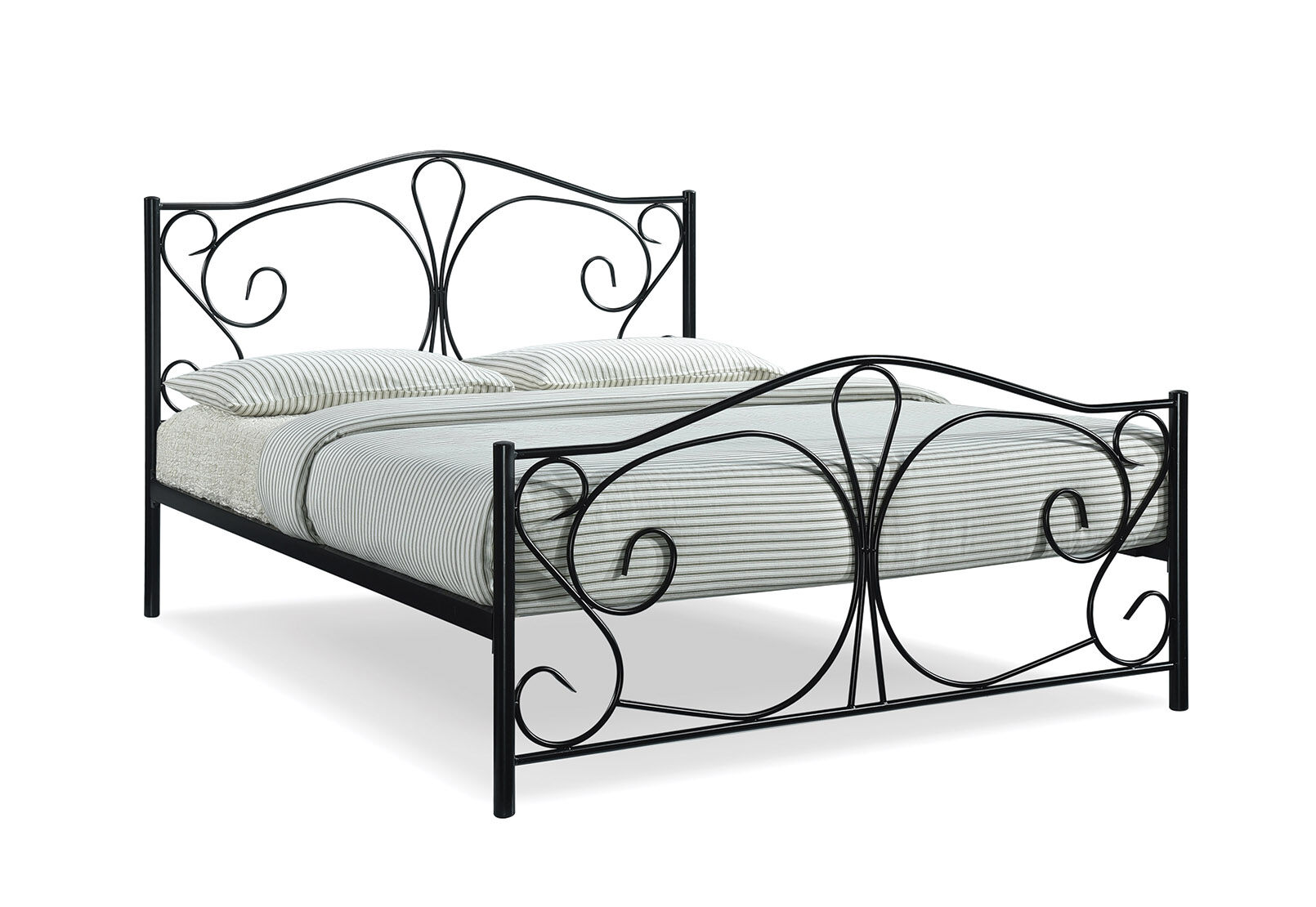 BLACK ABINGDON Queen Bed Amart Furniture