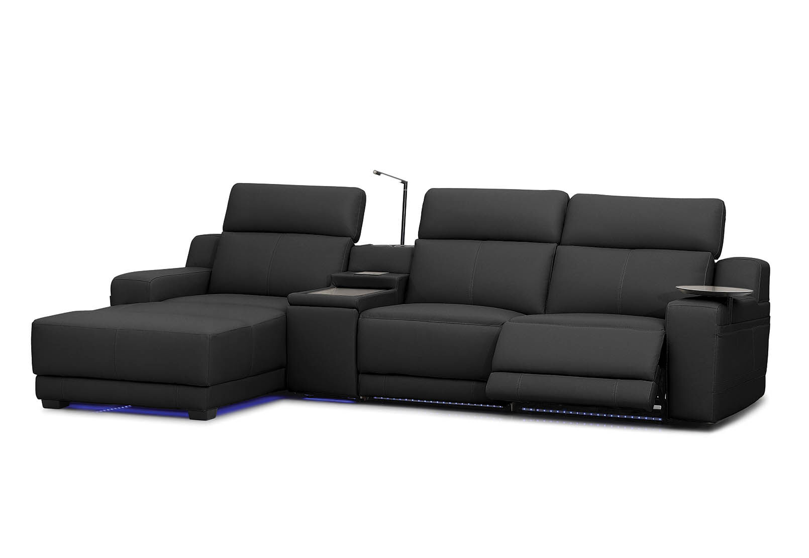 CASSIUS MK2 LEATHER - 3 Seater LHF Chaise CASSIUS MK2 LEATHER