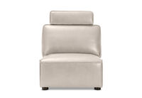 BARTELLE LEATHER - Modular Armless Chair BARTELLE LEATHER
