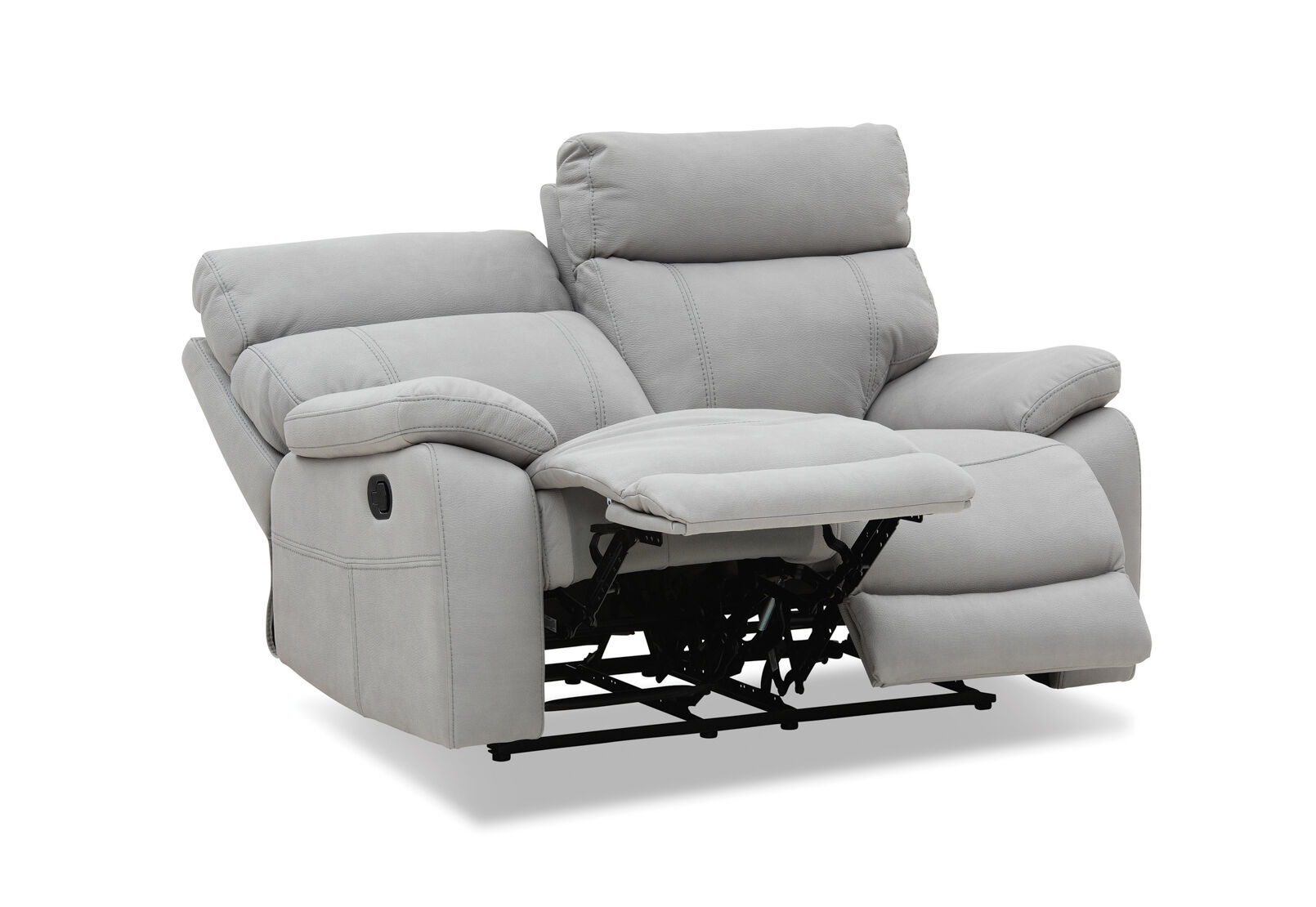 ALFRED - Fabric 2 Seater with Inbuilt Recliners ALFRED