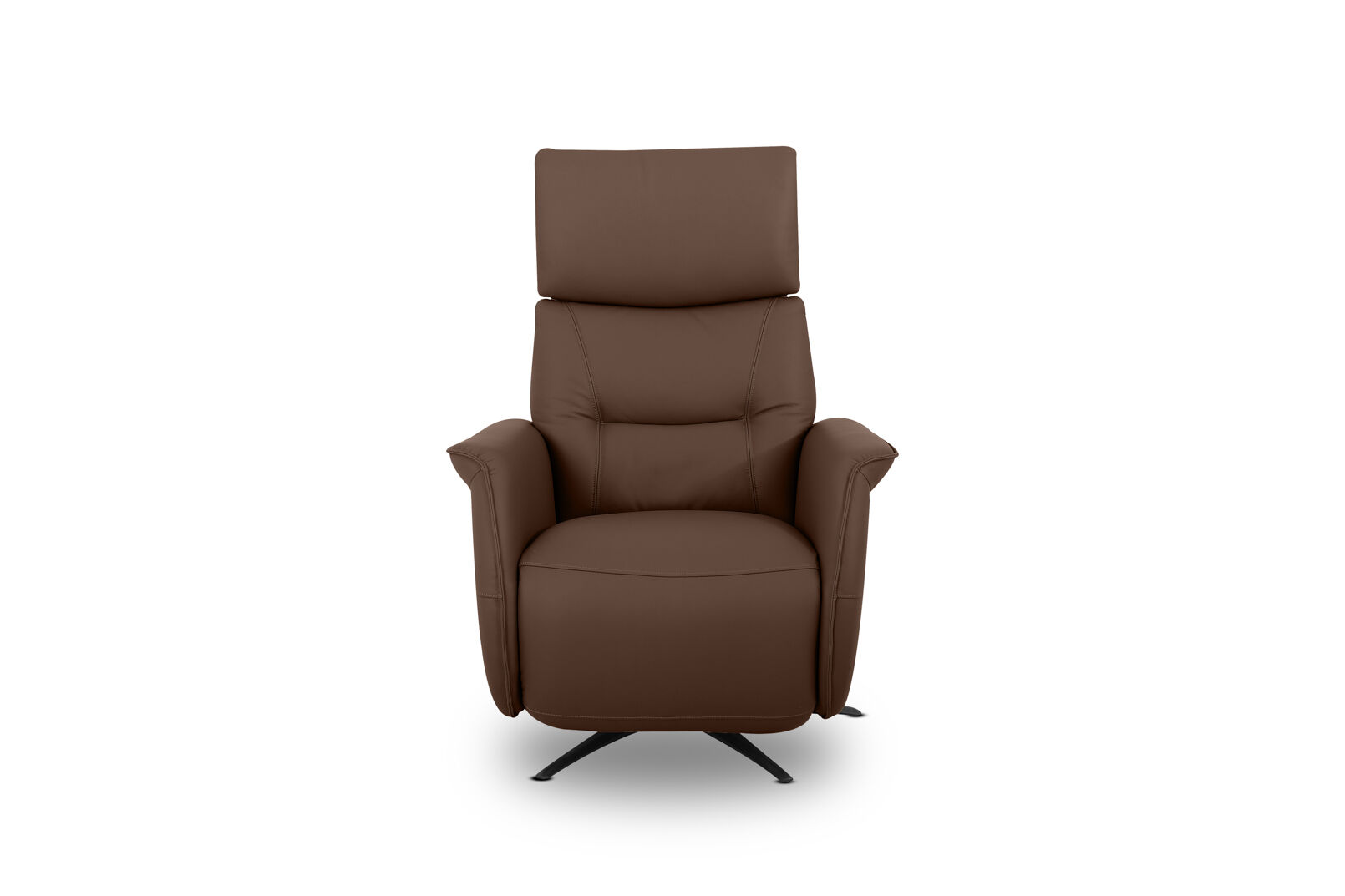 LENNY LEATHER - Swivel Deluxe Electric Recliner LENNY LEATHER