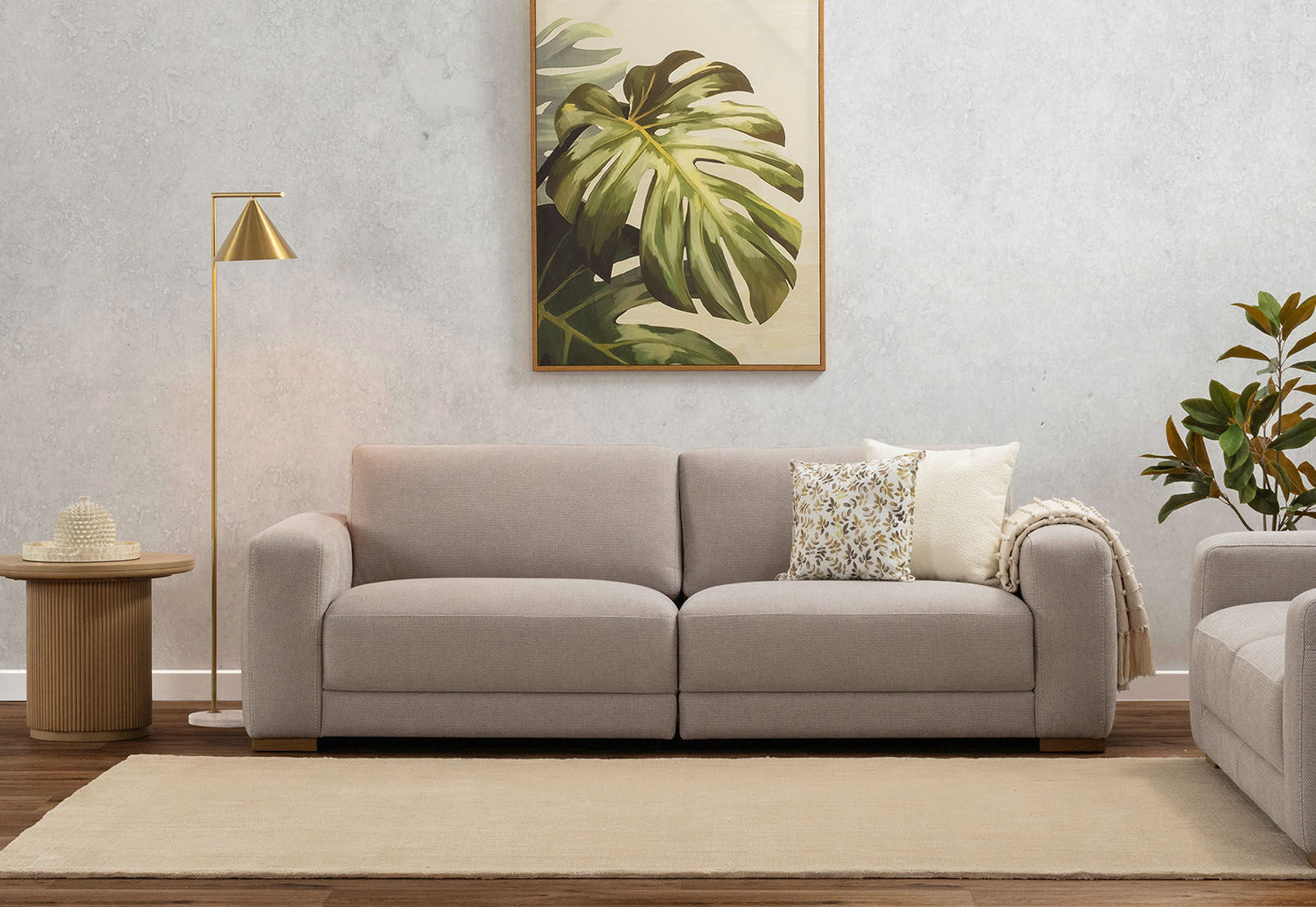 LEONE FABRIC - 3.5 Seater Sofa LEONE FABRIC