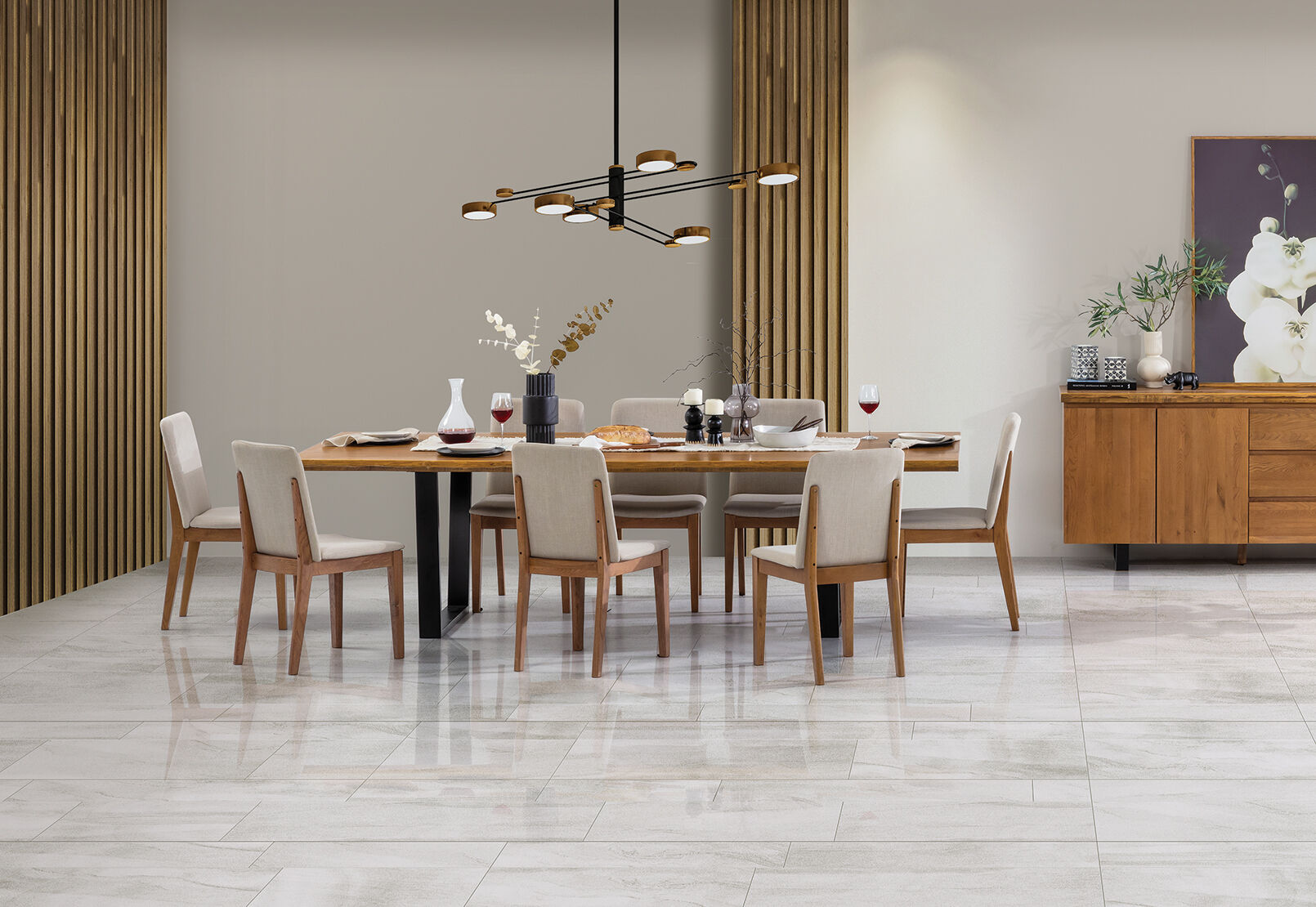 NERO - 9 Piece Dining Suite NERO