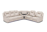 SENTINAL MK2 LEATHER - 5 Piece Corner with RHF Console SENTINAL MK2 LEATHER